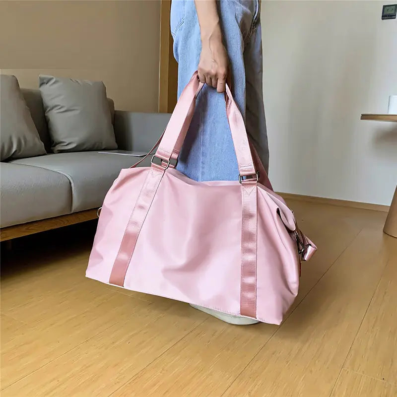 Women's Fitness Gym Duffel Tote Bag for Travel & Yoga