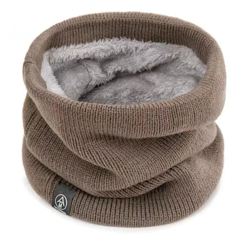Unisex Thick Knit Wool Scarf