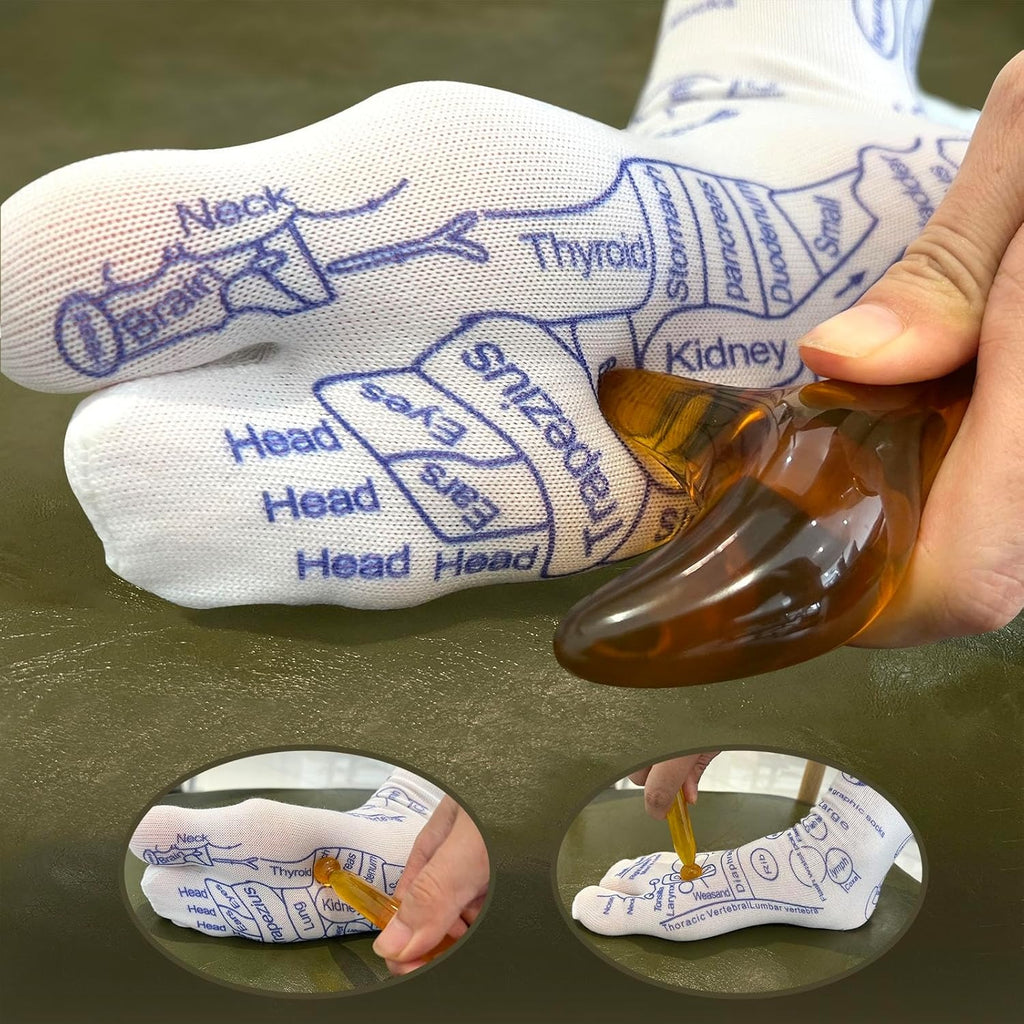 Acupressure Reflexology Chart Socks